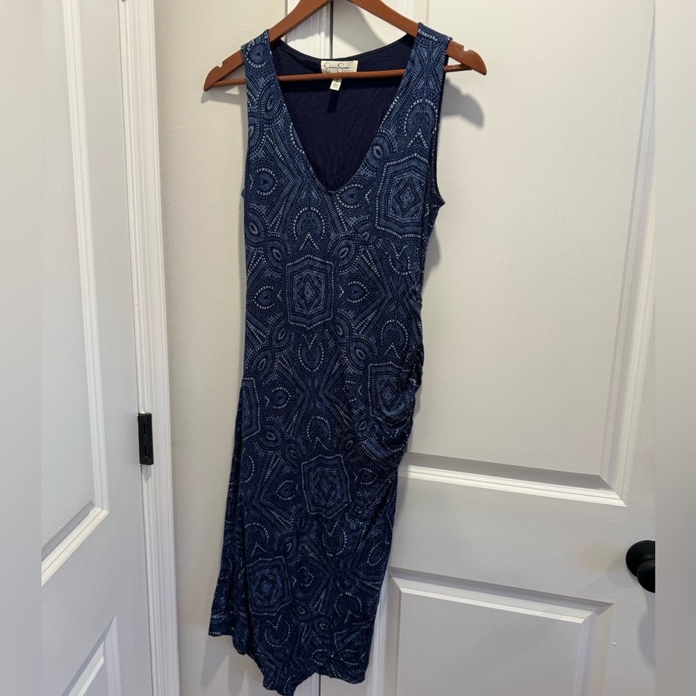 Jessica Simpson Maternity knee length ruched dress